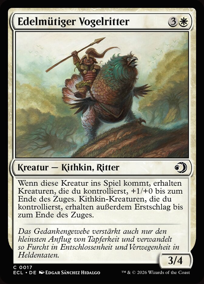 Edelmütiger Vogelritter