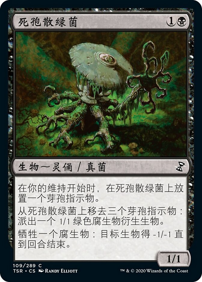 死孢散绿菌