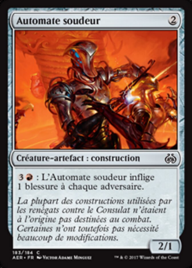 Automate soudeur