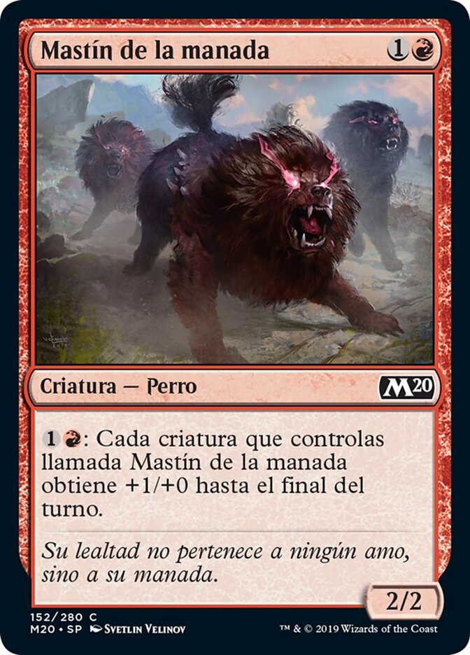 Mastín de la manada