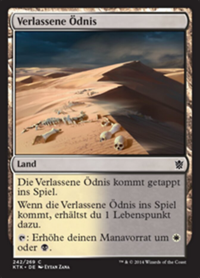 Verlassene Ödnis