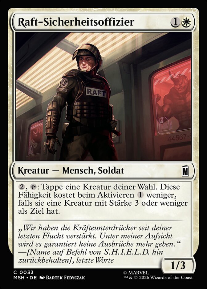 Raft-Sicherheitsoffizier