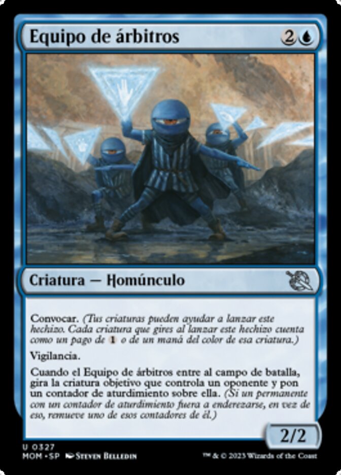 Equipo de árbitros