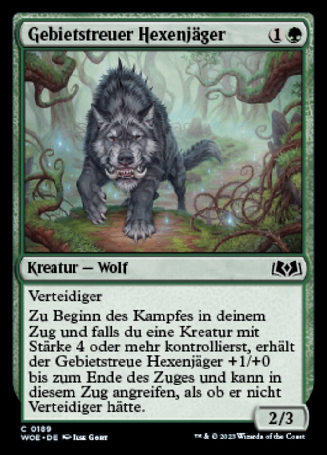 Gebietstreuer Hexenjäger
