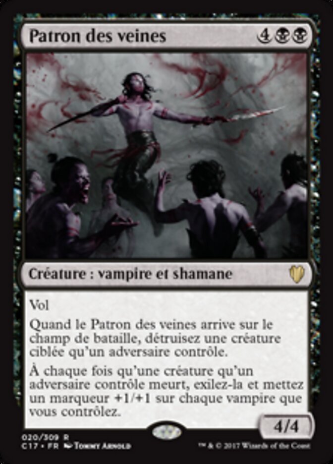 Patron des veines