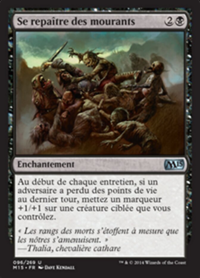 Se repaître des mourants