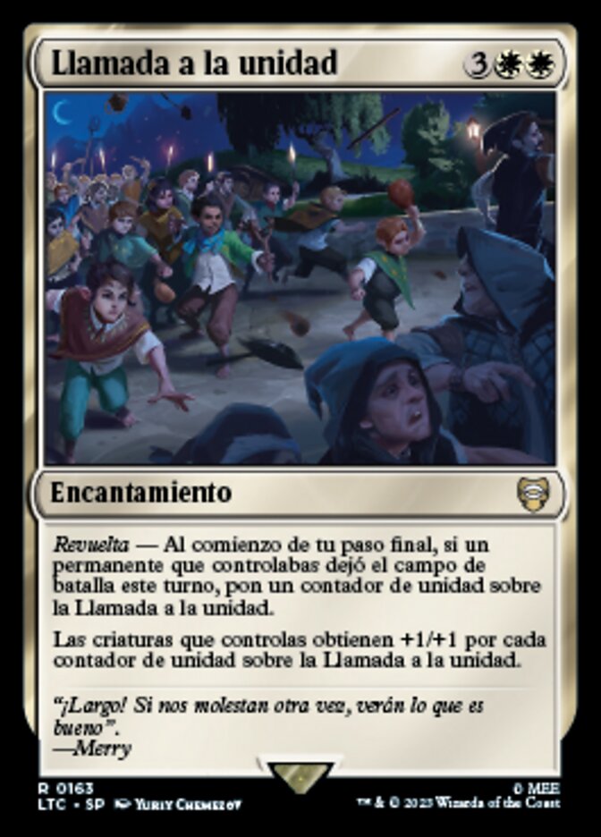 Llamada a la unidad
