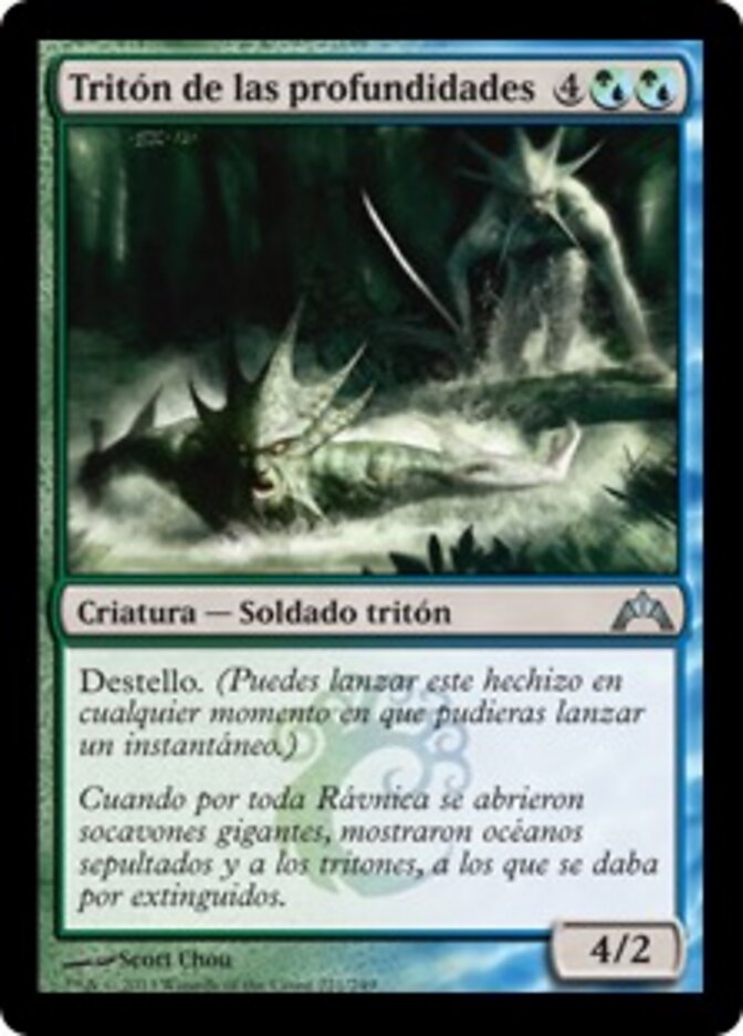 Tritón de las profundidades