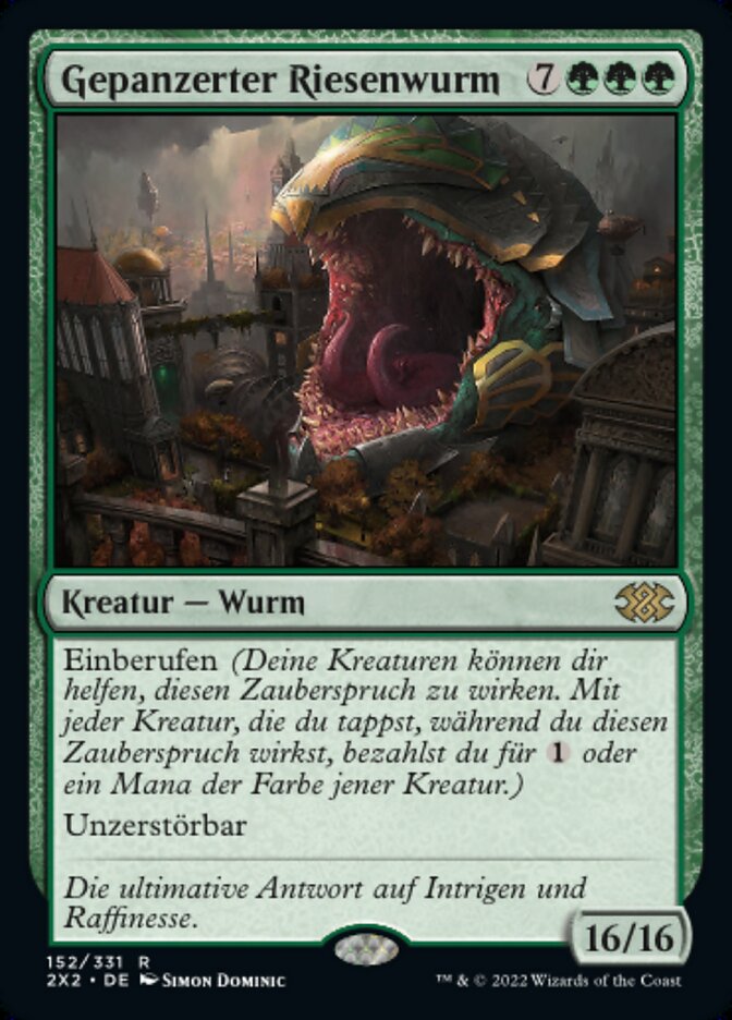 Gepanzerter Riesenwurm