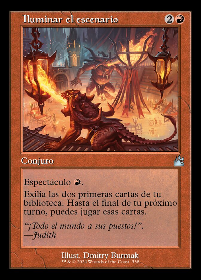 Iluminar el escenario