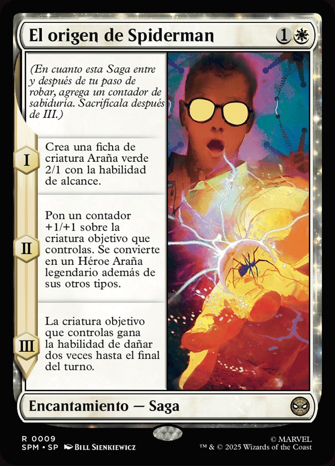 El origen de Spiderman