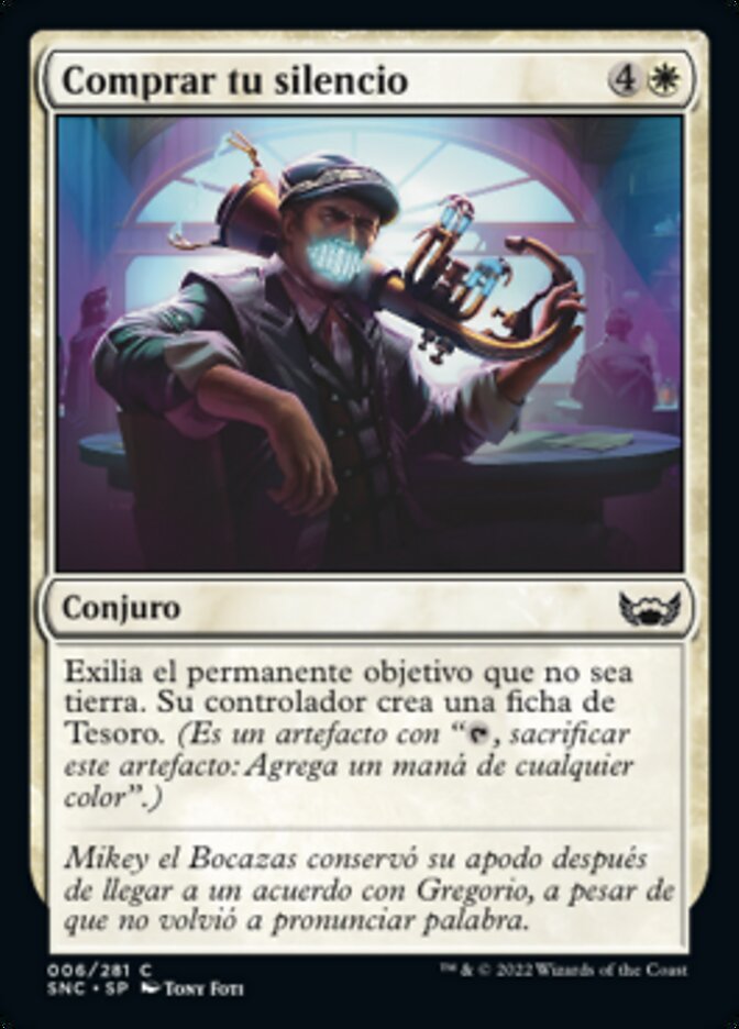 Comprar tu silencio