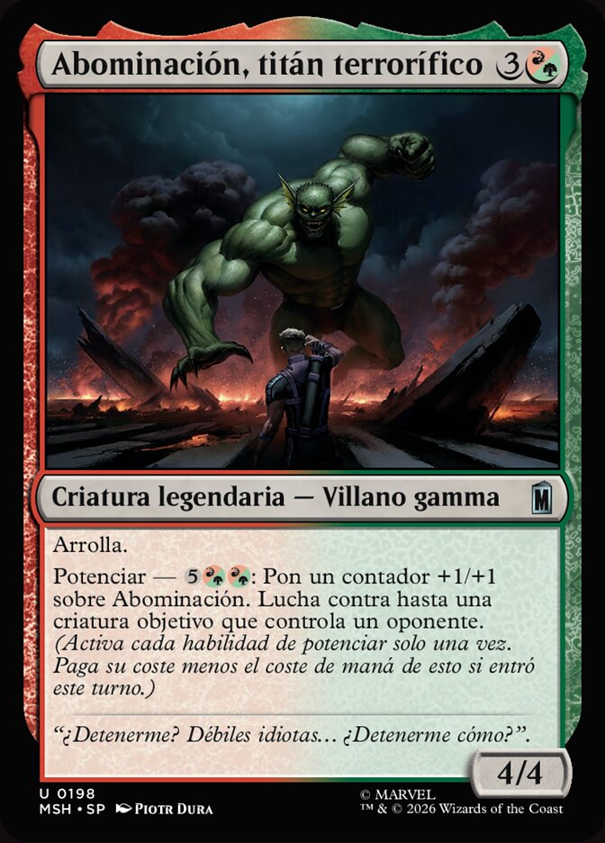 Abominación, titán terrorífico