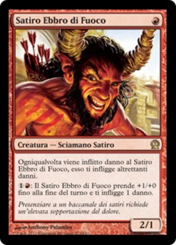 Satiro Ebbro di Fuoco
