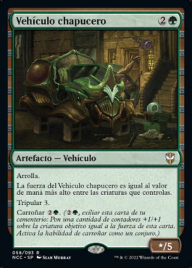 Vehículo chapucero