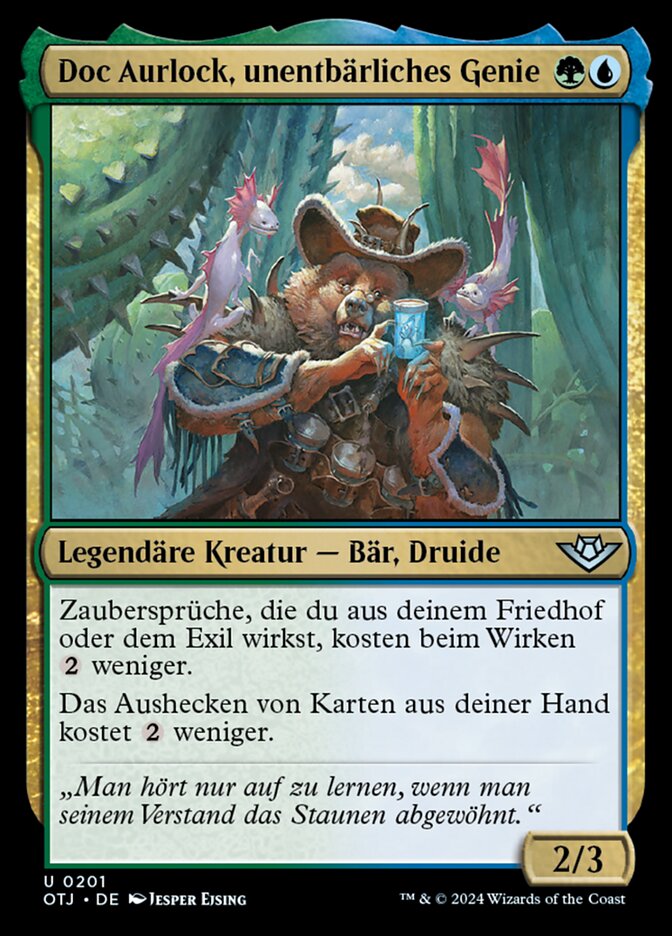 Doc Aurlock, unentbärliches Genie