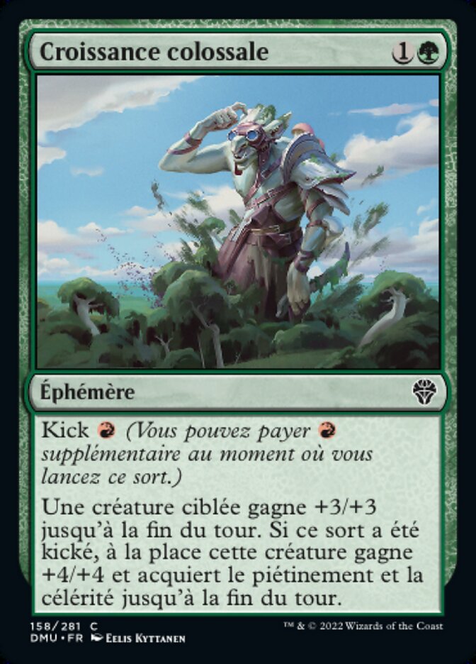 Croissance colossale