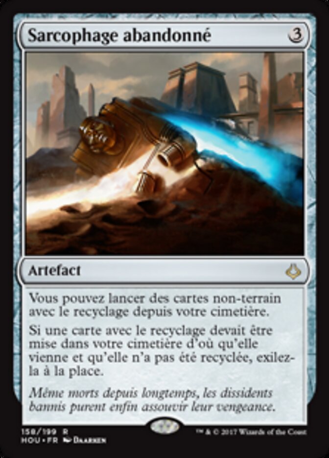 Sarcophage abandonné