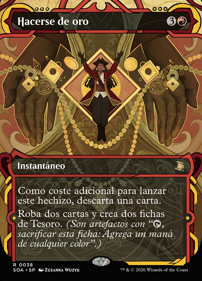 Hacerse de oro