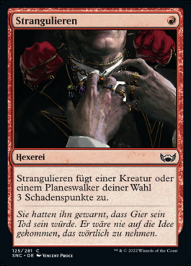 Strangulieren