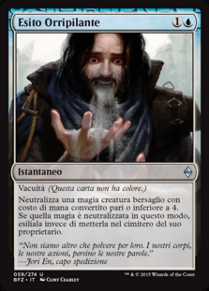Esito Orripilante