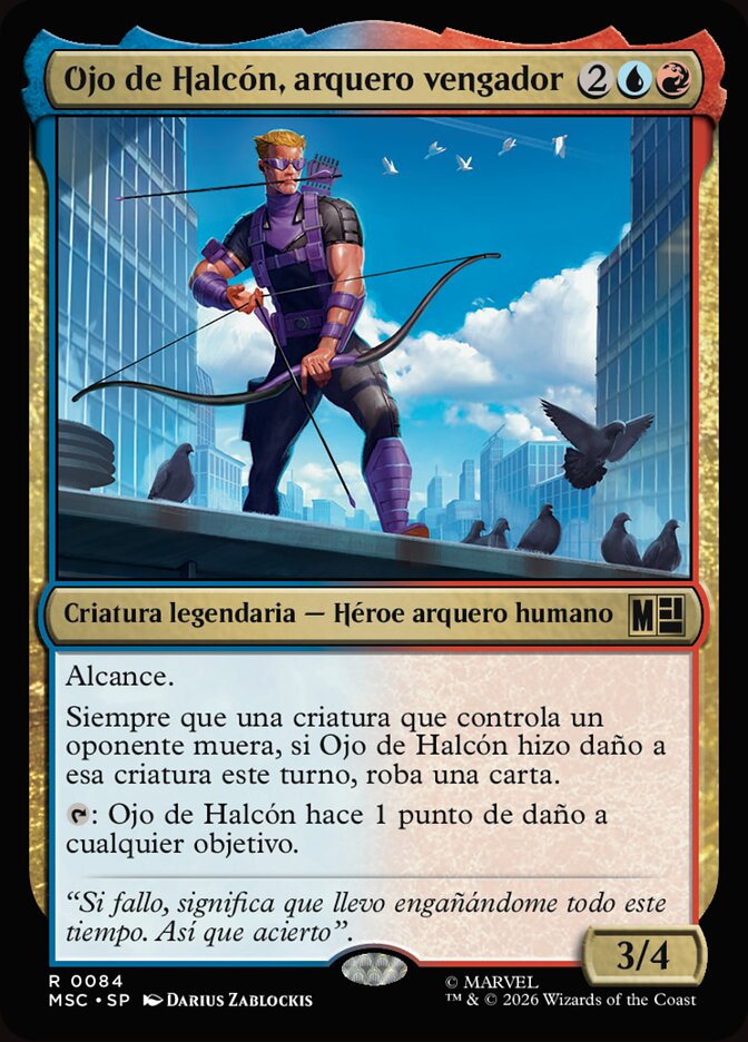 Ojo de Halcón, arquero vengador