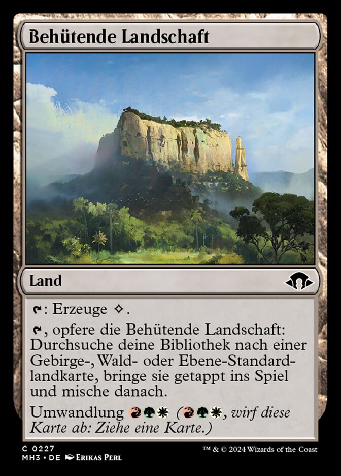 Behütende Landschaft
