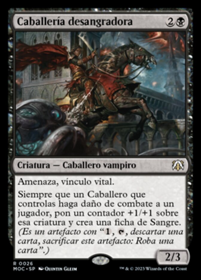 Caballería desangradora
