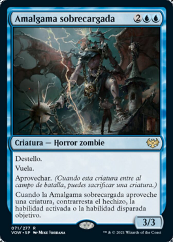 Amalgama sobrecargada