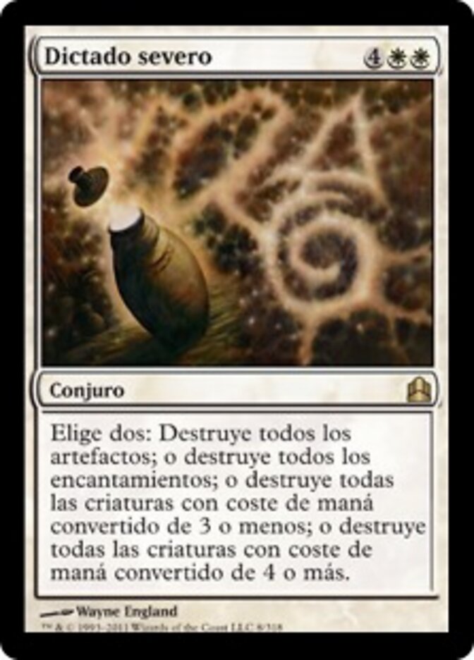 Dictado severo