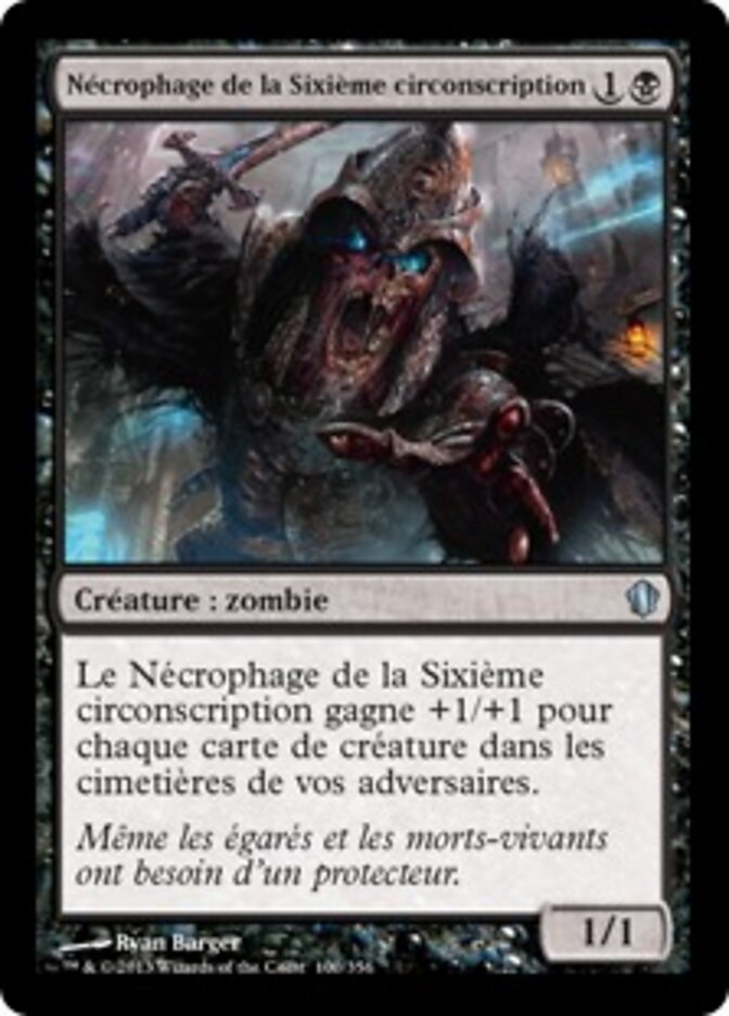 Nécrophage de la Sixième circonscription