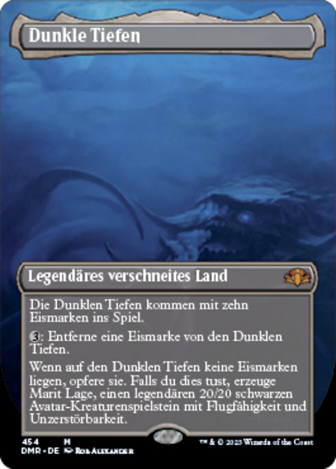 Dunkle Tiefen