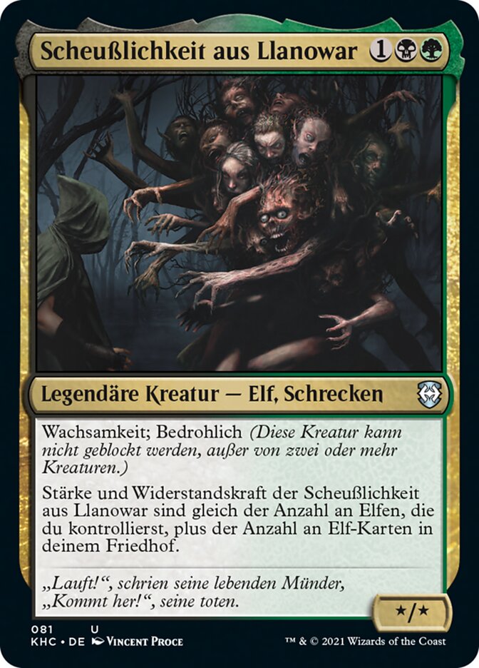 Scheußlichkeit aus Llanowar