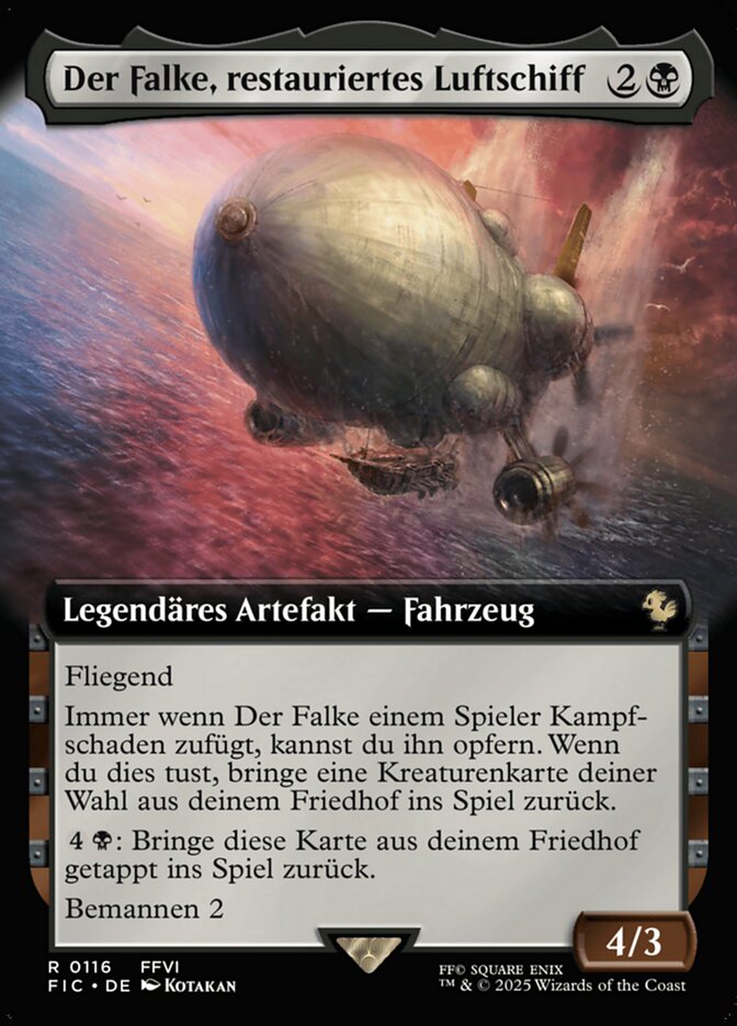 Der Falke, restauriertes Luftschiff