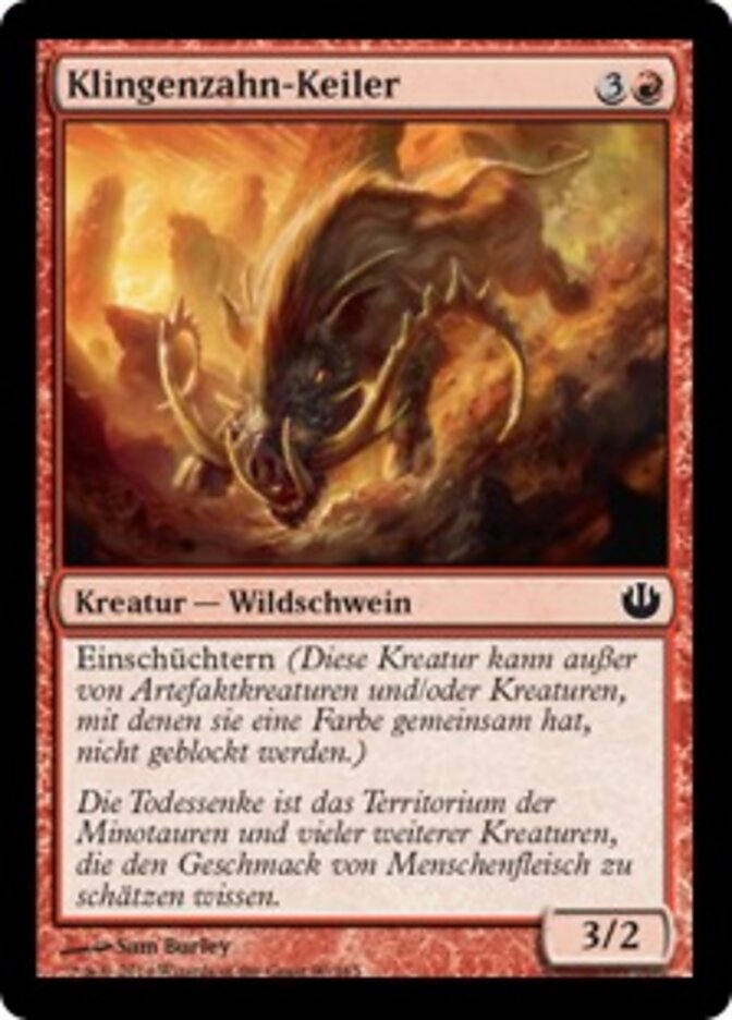 Klingenzahn-Keiler