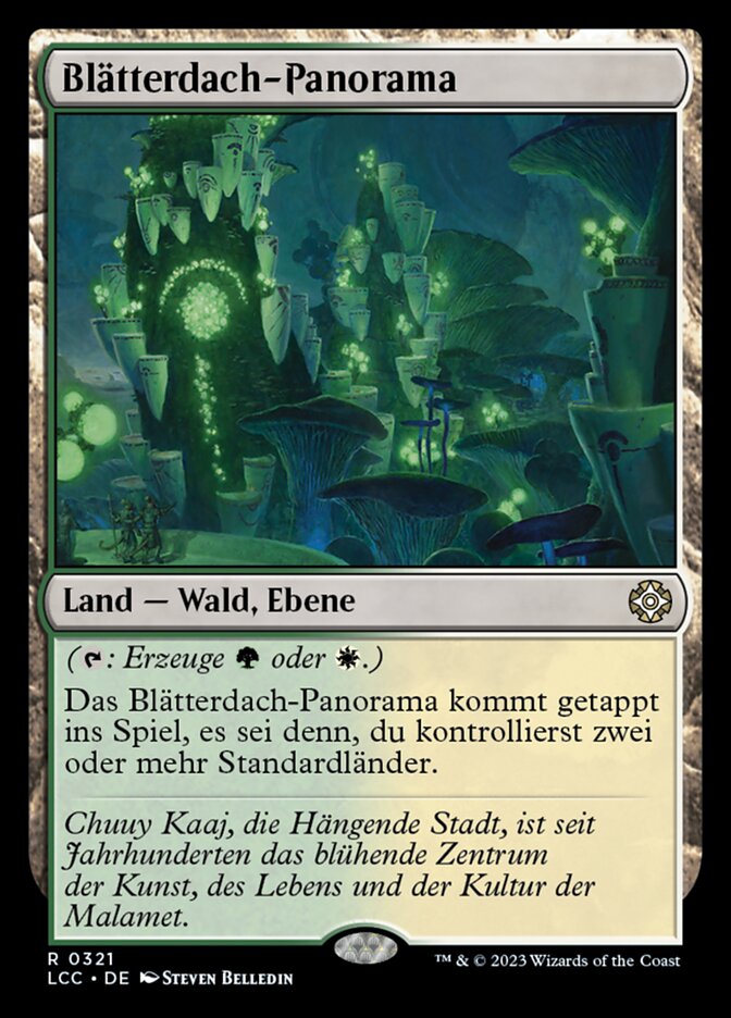 Blätterdach-Panorama