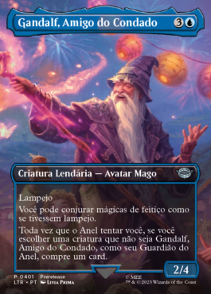 Gandalf, Amigo do Condado