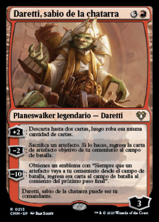 Daretti, sabio de la chatarra