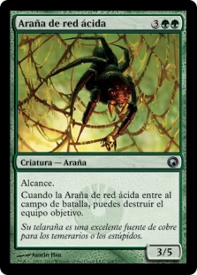 Araña de red ácida