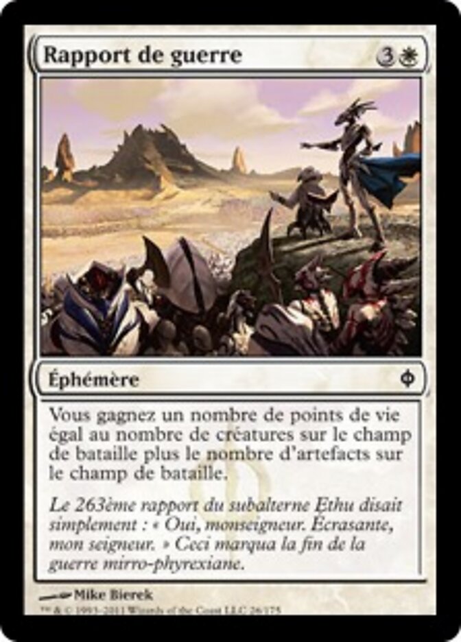 Rapport de guerre