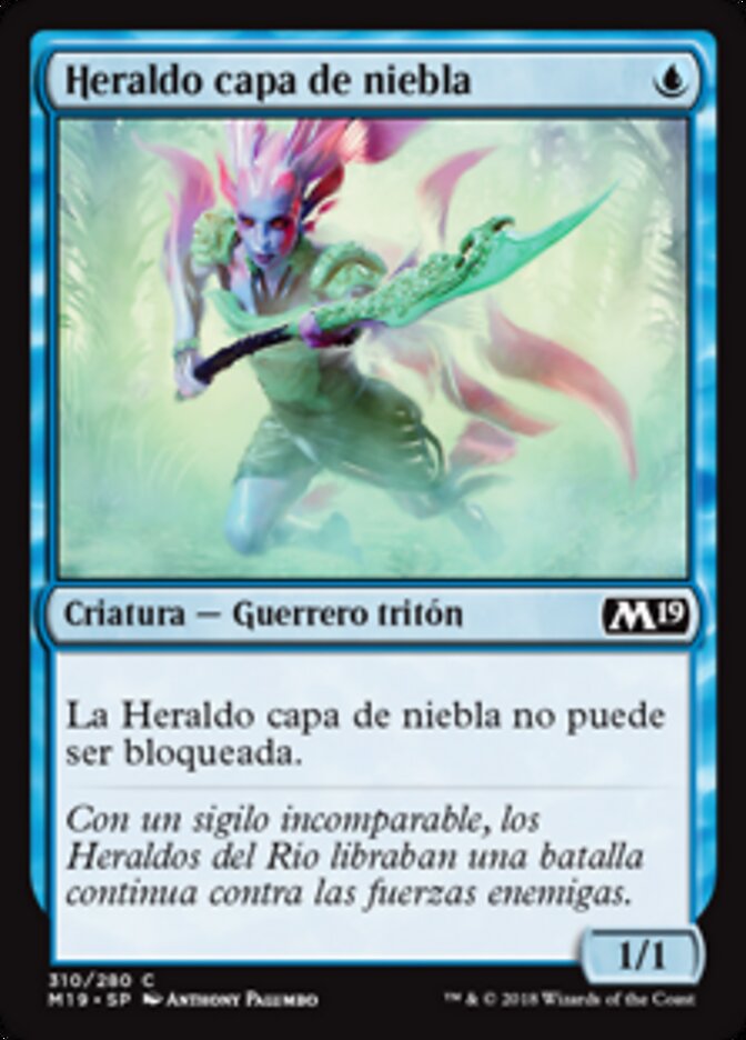 Heraldo capa de niebla