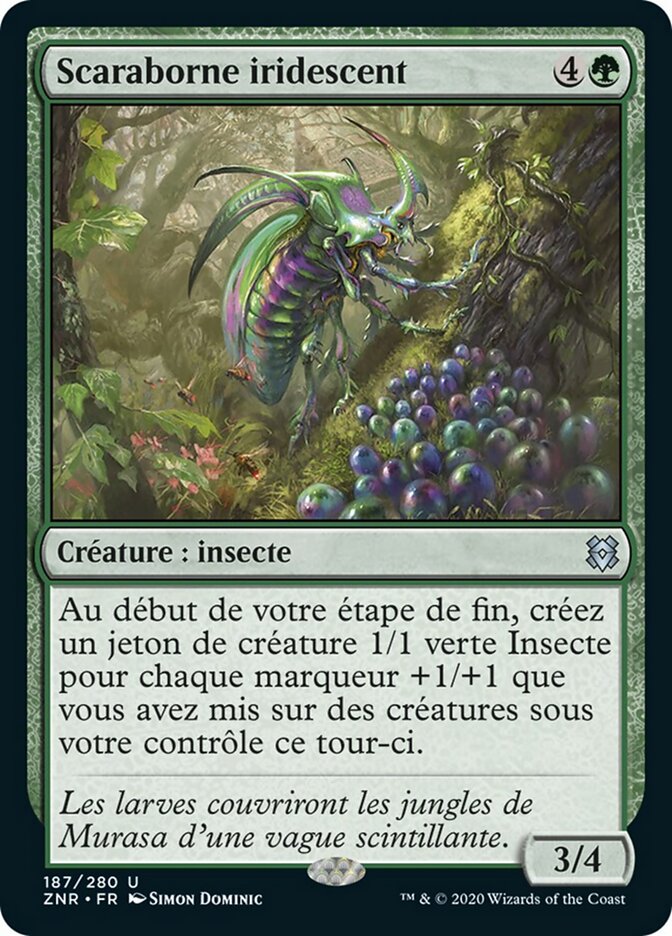 Scaraborne iridescent