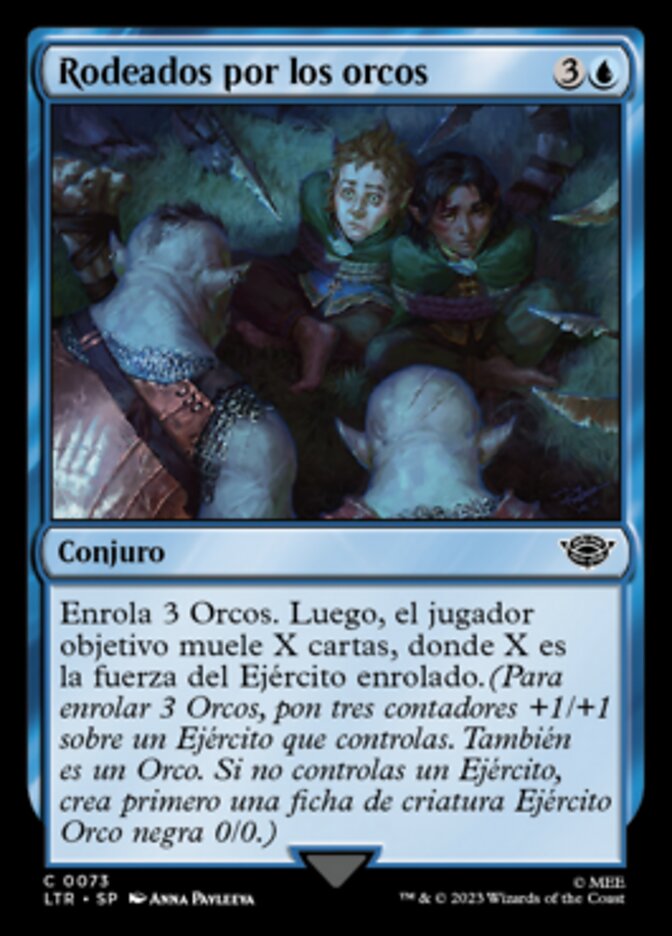 Rodeados por los orcos