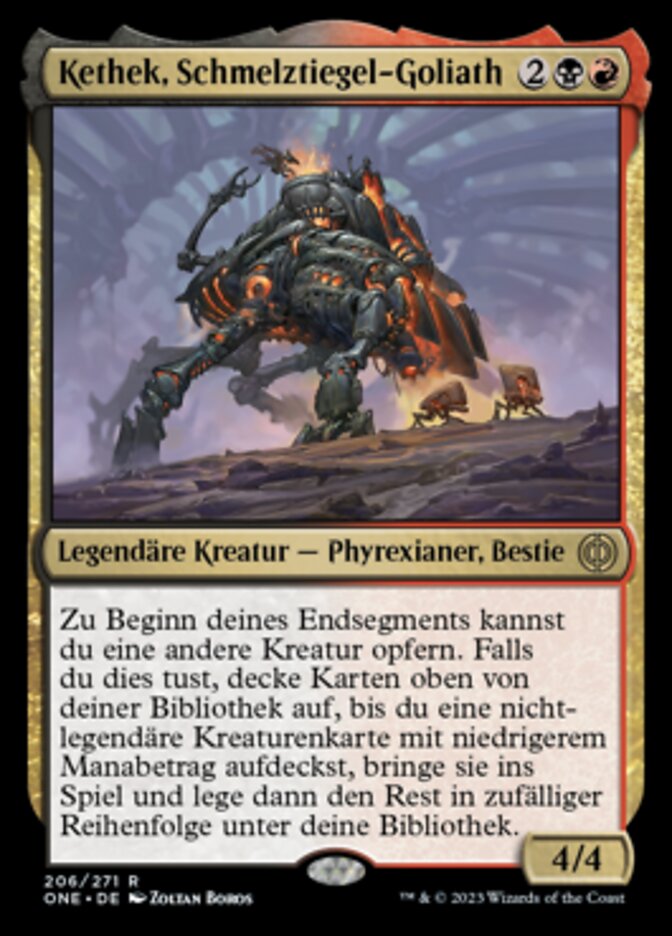 Kethek, Schmelztiegel-Goliath