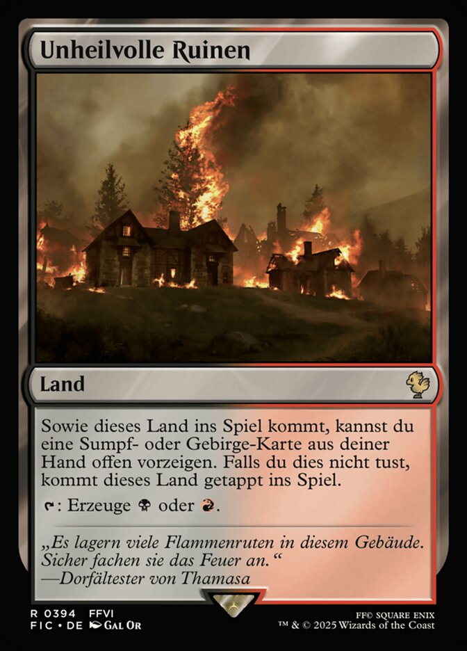 Unheilvolle Ruinen