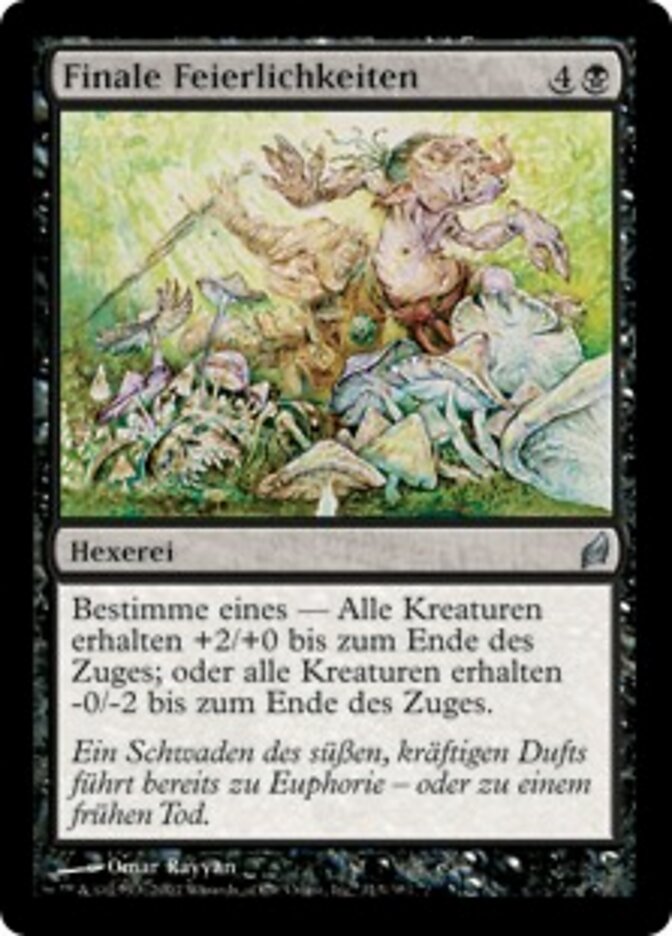 Finale Feierlichkeiten