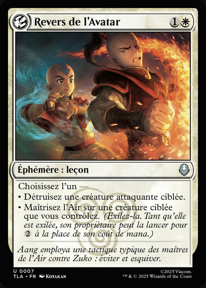 Revers de l'Avatar