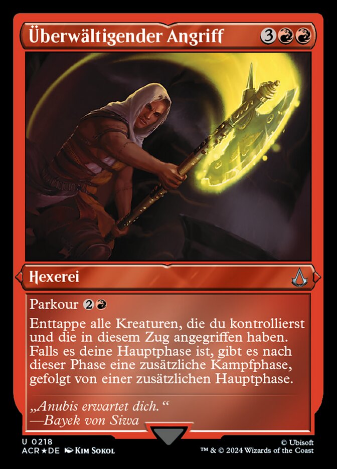 Überwältigender Angriff