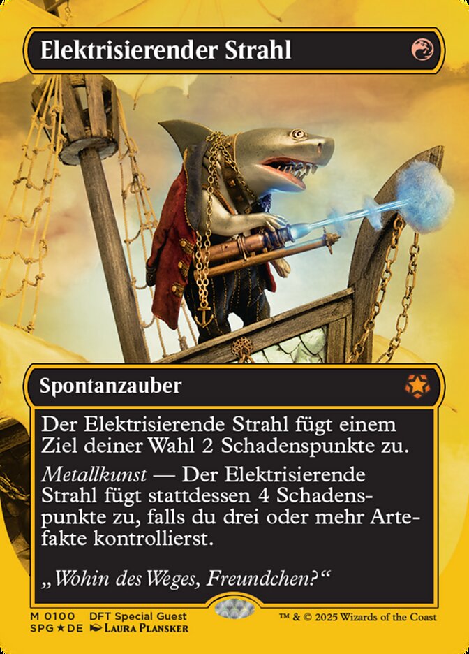 Elektrisierender Strahl