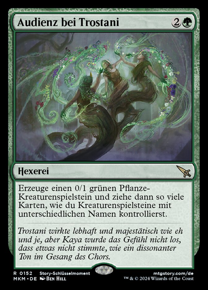 Audienz bei Trostani